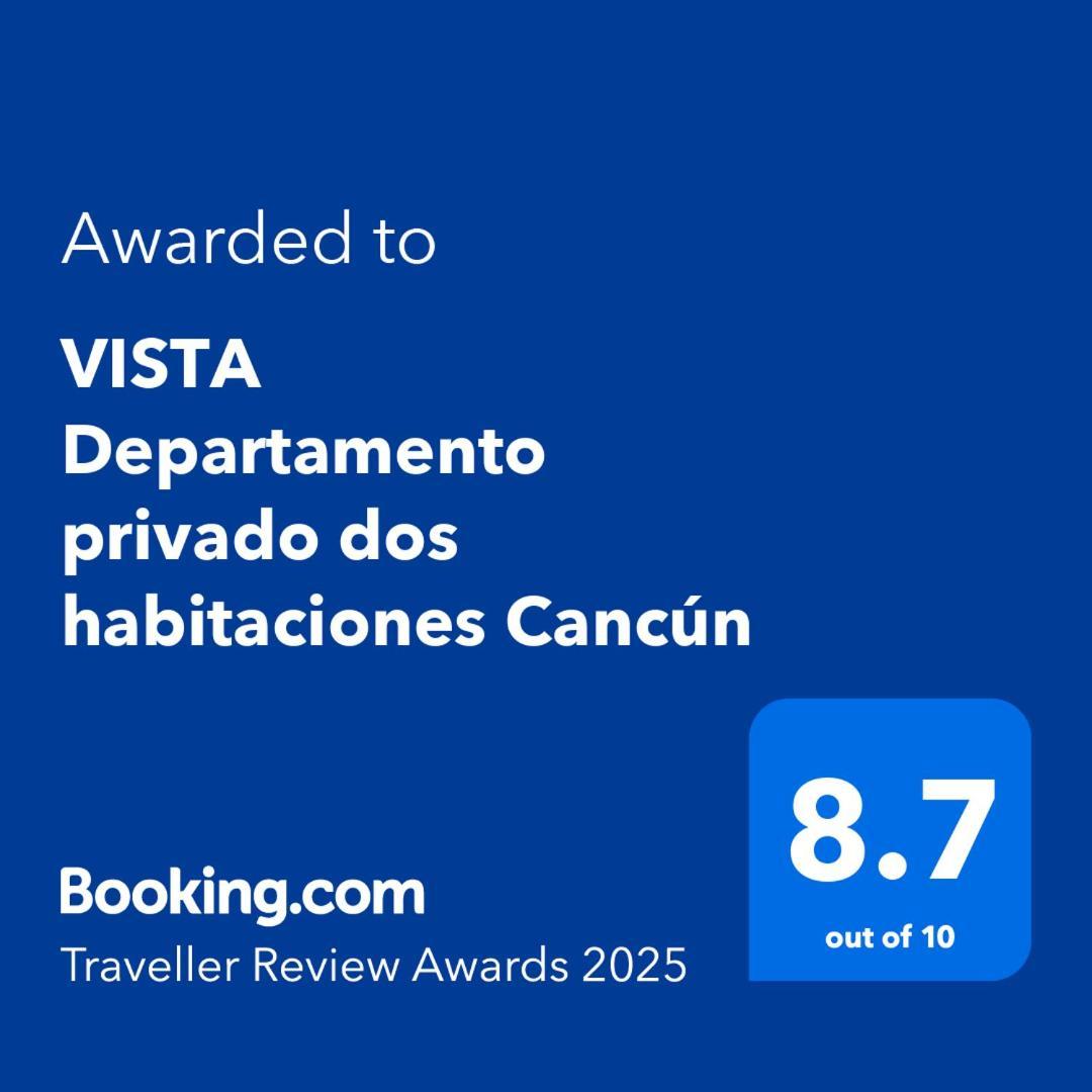 Vista Departamento Privado Dos Habitaciones Канкун Экстерьер фото